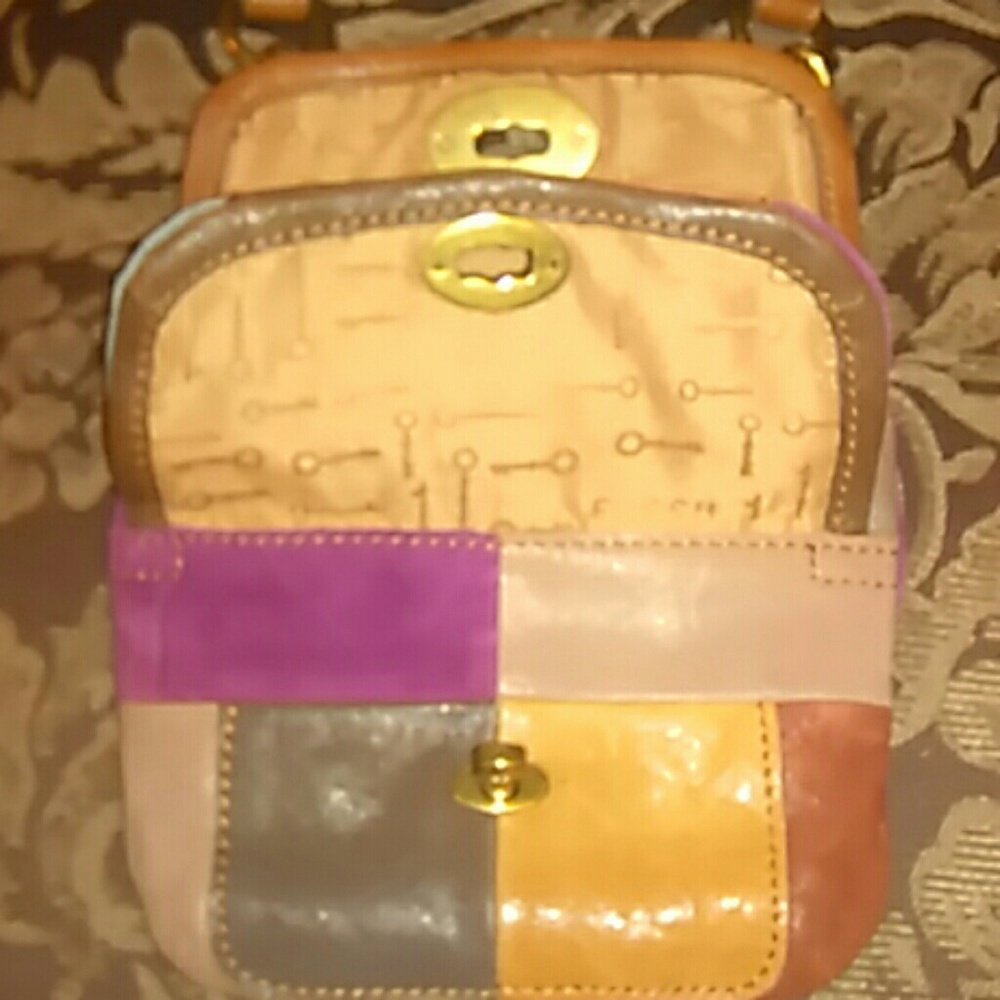 Final Price Fossil Leather Purse Crossbody - Picture 3 of 7